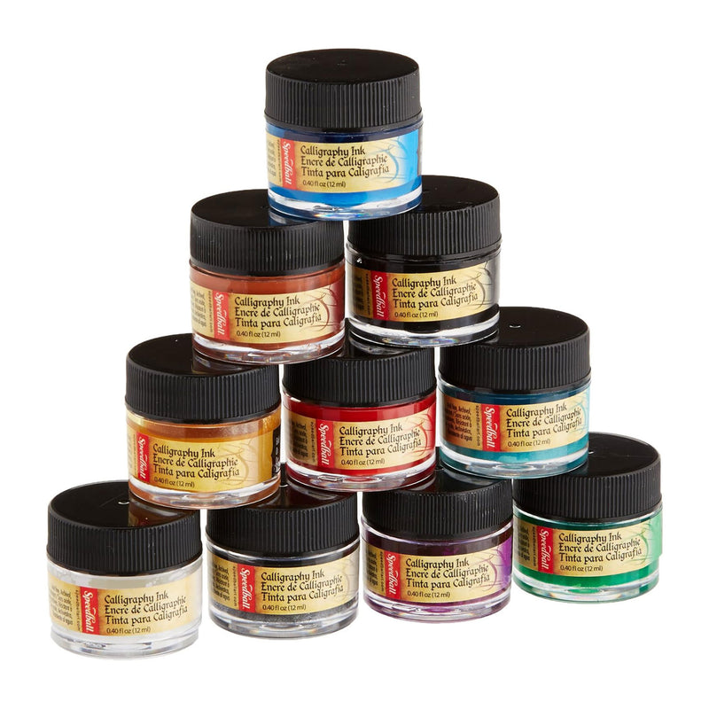 Speedball Calligraphy Acrylic Dip Ink 12ml - Teal Green