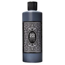 Black india ink bottle 473ml on white background