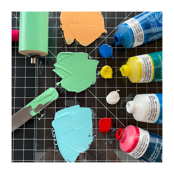 Speedball Water-Soluble Block Printing Ink Set 6/Pkg