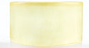 A pale yellow translucent silicone or rubber cuff band, shown against a plain white background.