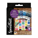 Speedball Water-Soluble Block Printing Ink Set 6/Pkg
