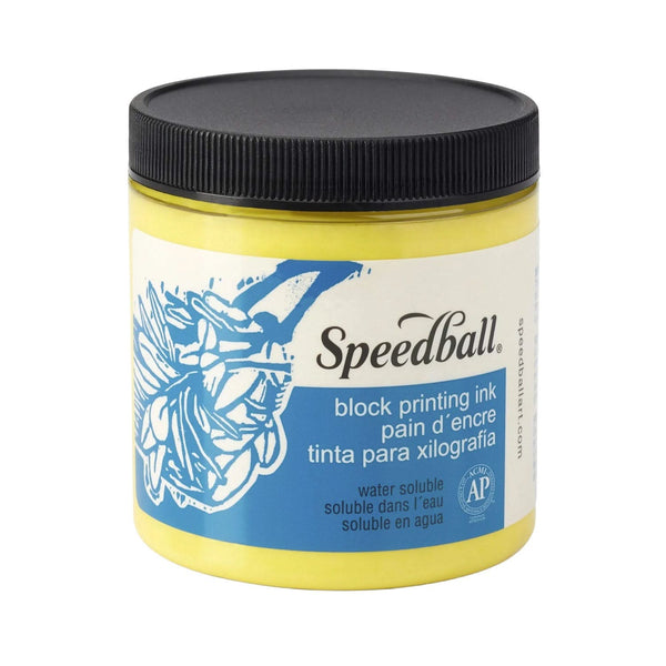 Speedball Water-Soluble Block Printing Ink 236ml -  Yellow