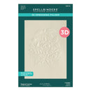Spellbinders 3D embossing folder with floral design on a white background