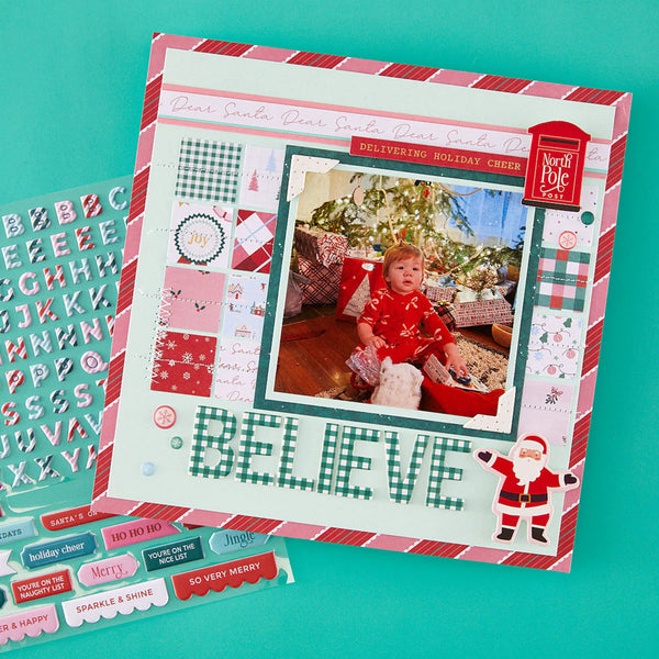 Spellbinders Dear Santa Cardmaking Kit