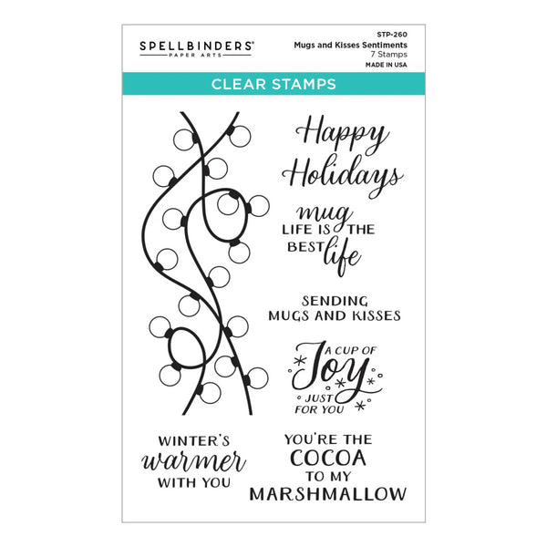 Spellbinders Die, Stamp & Stencil Bundle - Merry Mugs & Kisses