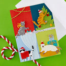 Spellbinders Etched Dies by Yana Smakula - Christmas Cats