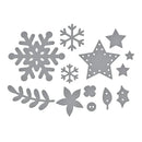Spellbinders 3D Felt D‚àö¬©cor Embellishments Etched Dies by Sandi MacIver - Winter & Christmas