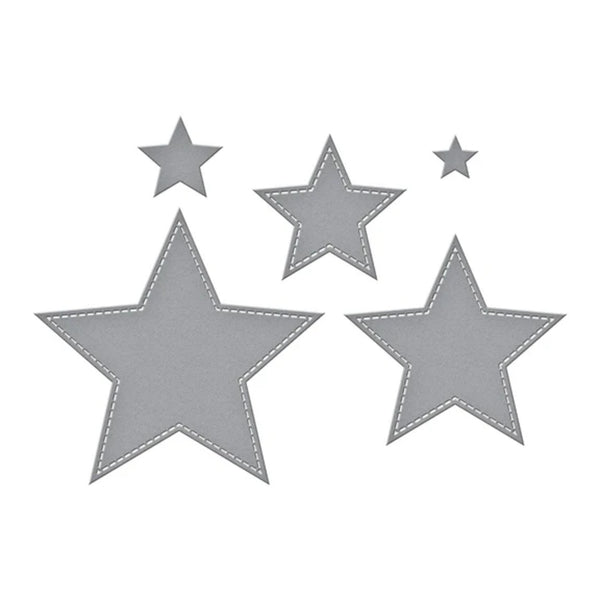 Spellbinders All About Christmas Etched Die Set by Lisa Horton - Essential Stars