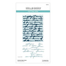 Spellbinders Beautifully Imperfect Etched Dies - Deckled Edge Script