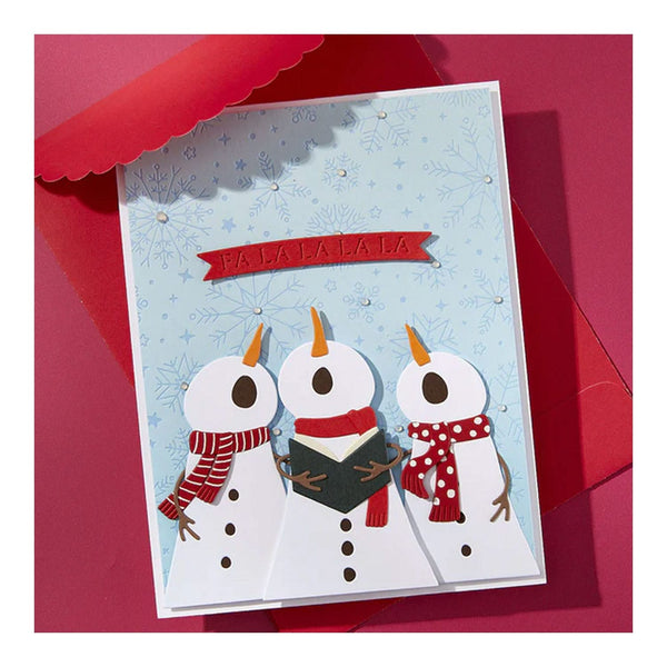 Spellbinders BetterPress Plate - Snowfall Shimmer