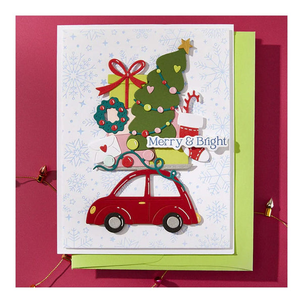 Spellbinders BetterPress Plate - Snowfall Shimmer