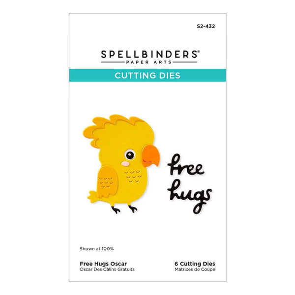 Spellbinders Cheerful Chirps Die Set - Free Hugs Oscar