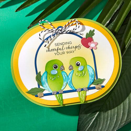 Spellbinders Cheerful Chirps Die Set - Pretty Birds