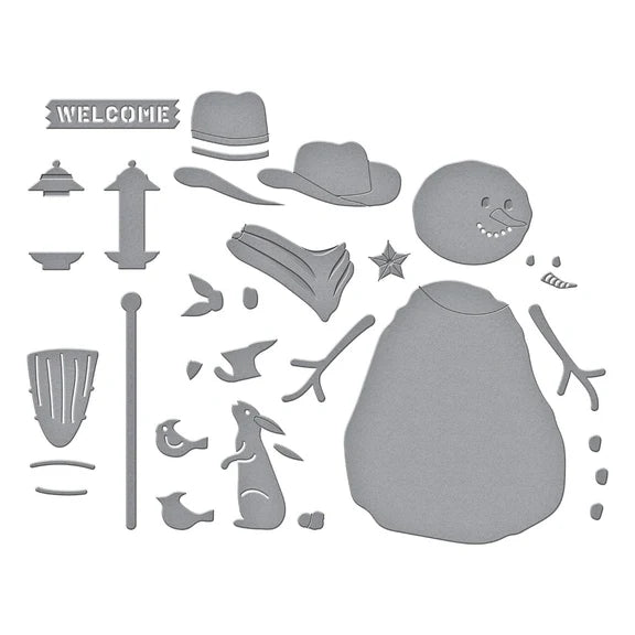 Spellbinders Country Christmas Die Set - Country Snowman