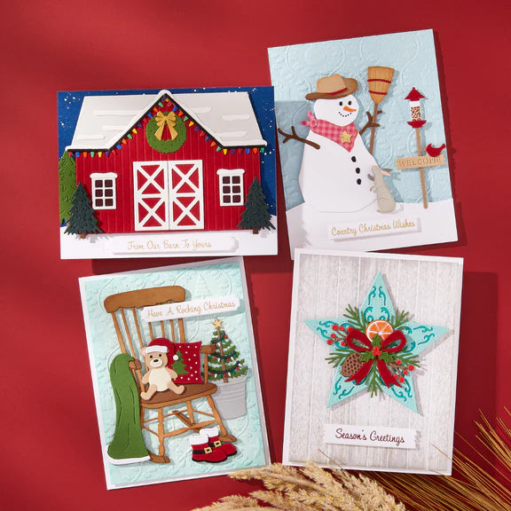 Spellbinders Country Christmas Die Set - Country Snowman