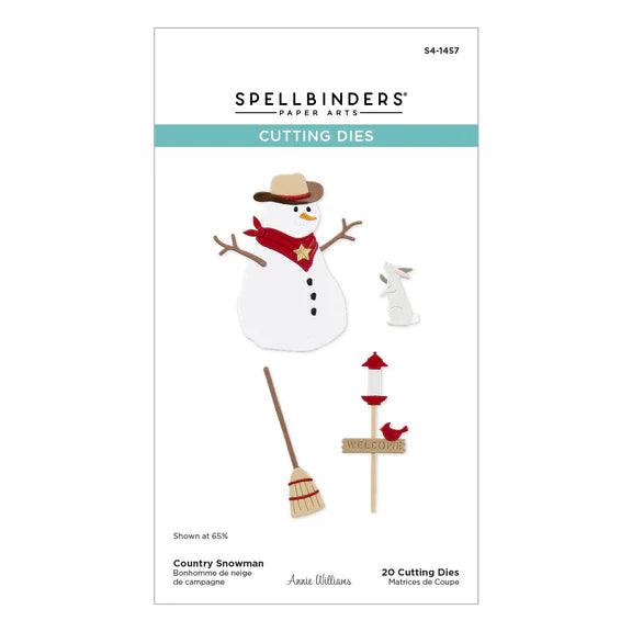 Spellbinders Country Christmas Die Set - Country Snowman
