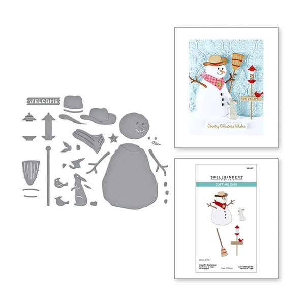 Spellbinders Country Christmas Die Set - Country Snowman