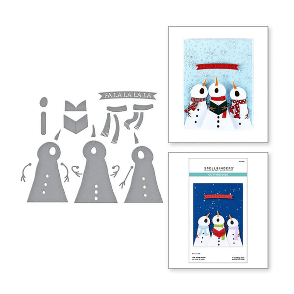 Spellbinders Wonderland Die Set - Snow Notes
