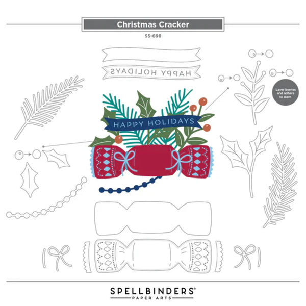 Spellbinders Etched Dies by Yana Smakula - Christmas Cracker