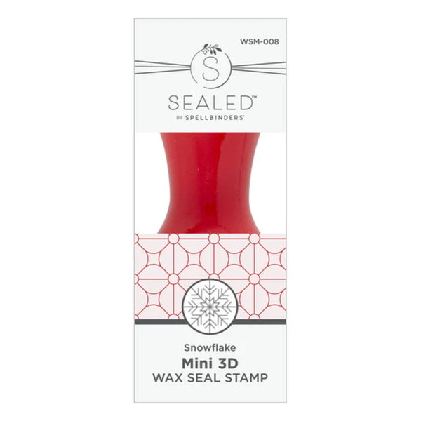 Spellbinders Holiday Magic Mini 3D Wax Seal - Snowflake