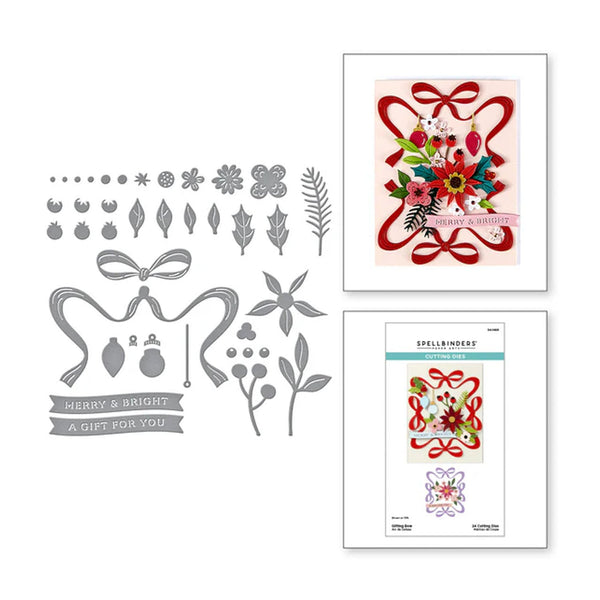 Spellbinders Merry Moments Die Set - Gifting Bow