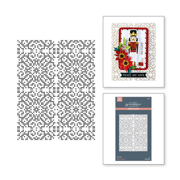 Spellbinders Merry Moments Press Plate - Petite Criss Cross