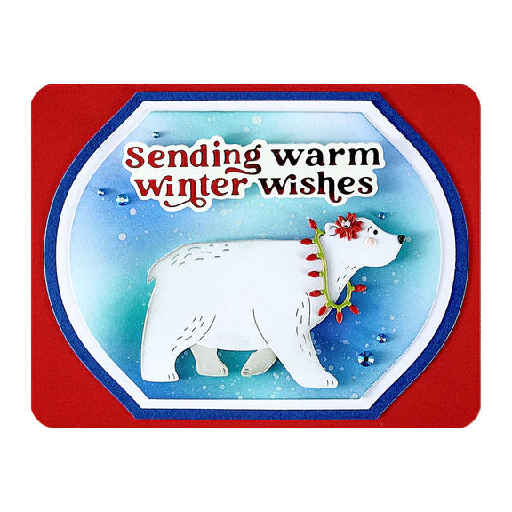 Spellbinders North Pole Friends Die Set - Polar Bear Pals