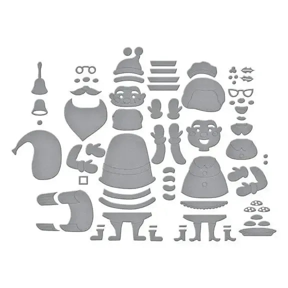 Spellbinders North Pole Friends Die Set - The Clauses