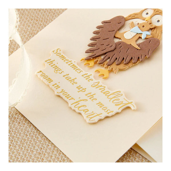 Spellbinders Press + Foil Plate & Die Set with Simple Stories - Sweet Sentiments
