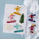 Spellbinders Ski-son‚Äôs Greetings Etched Dies by Simon Hurley - Hit the Slopes