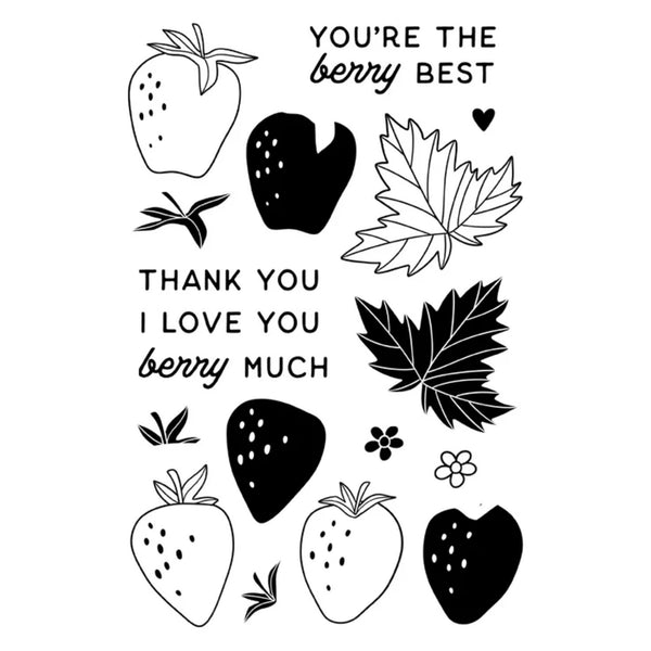 Spellbinders Stamp & Die Bundle by Simon Hurley - Berry Best