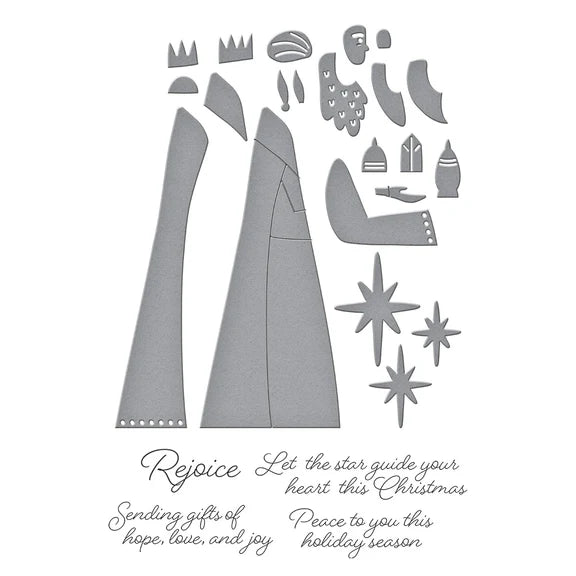 Spellbinders Stamp & Die Set - The Three Magi