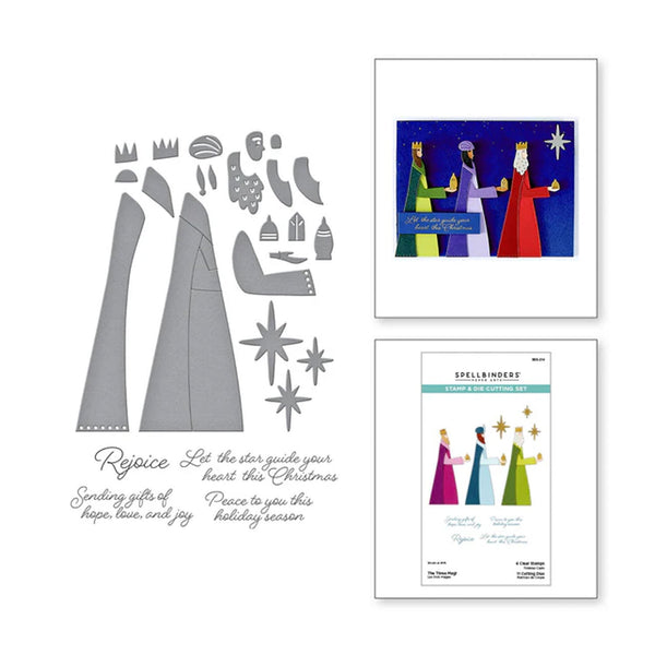 Spellbinders Stamp & Die Set - The Three Magi