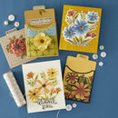 Spellbinders Tabbed Classics 3D Embossing Folder by Wendy Vecchi - Polka Dot & Posy Duo