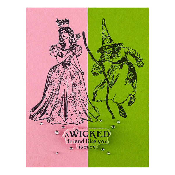 Spellbinders Wonder of Oz BetterPress Plate & Die Set by Graphic 45 - Dorothy & the Witches