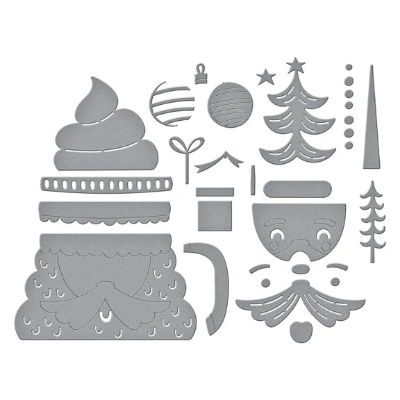 Spellbinders Wonderland  Die Set - Cocoa Wonderland