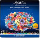 Staedtler Mars Lumograph Colour Aquarell Watercolour Pencils Set of 24