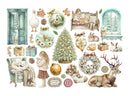 Stamperia Adhesive Ephemera - White Christmas