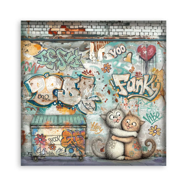 Stamperia Double-Sided Paper Pad 12" x 12" 22/pkg -  Furry Friends 2