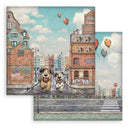 Stamperia Double-Sided Paper Pad 8" x 8" 10/pkg - Furry Friends 2