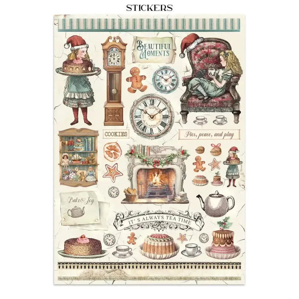 Stamperia Junk Journal Set - Alice in Christmas