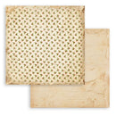 Two sheets of patterned paper with different designs on a white background