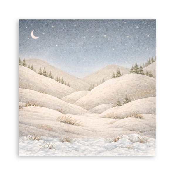Stamperia Scrapbooking Pad 12" x 12" 22/pkg Single-Sided - Silent Night