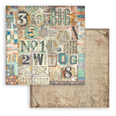 Stamperia Scrapbooking Small Pad 8" x 8" - Backgrounds Selection - Furry Friends