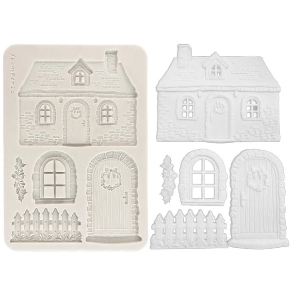Stamperia Silicone Mould A5 - Christmas Cottage