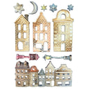 Stamperia Silicone Mould A5 - Christmas Village