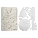 Stamperia Silicone Mould A5 - Christmas Winter Landscape