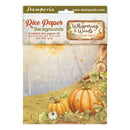 Stamperia Rice Paper Sheet A6 Selection Set of 8 - Whispering Woods - Backgrounds