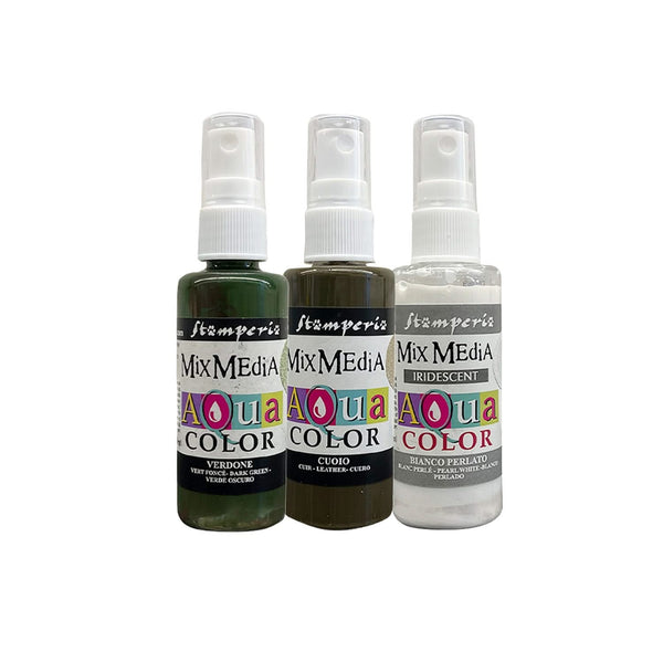 Stamperia Aquacolor Set 3/pkg - The Owl's House