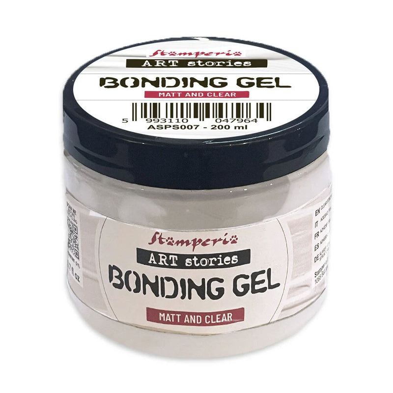Stamperia Art Stories Bonding Gel 200ml - Matt & Clear